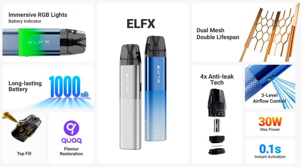 Набор ELFBAR ELFX | 1000mAh